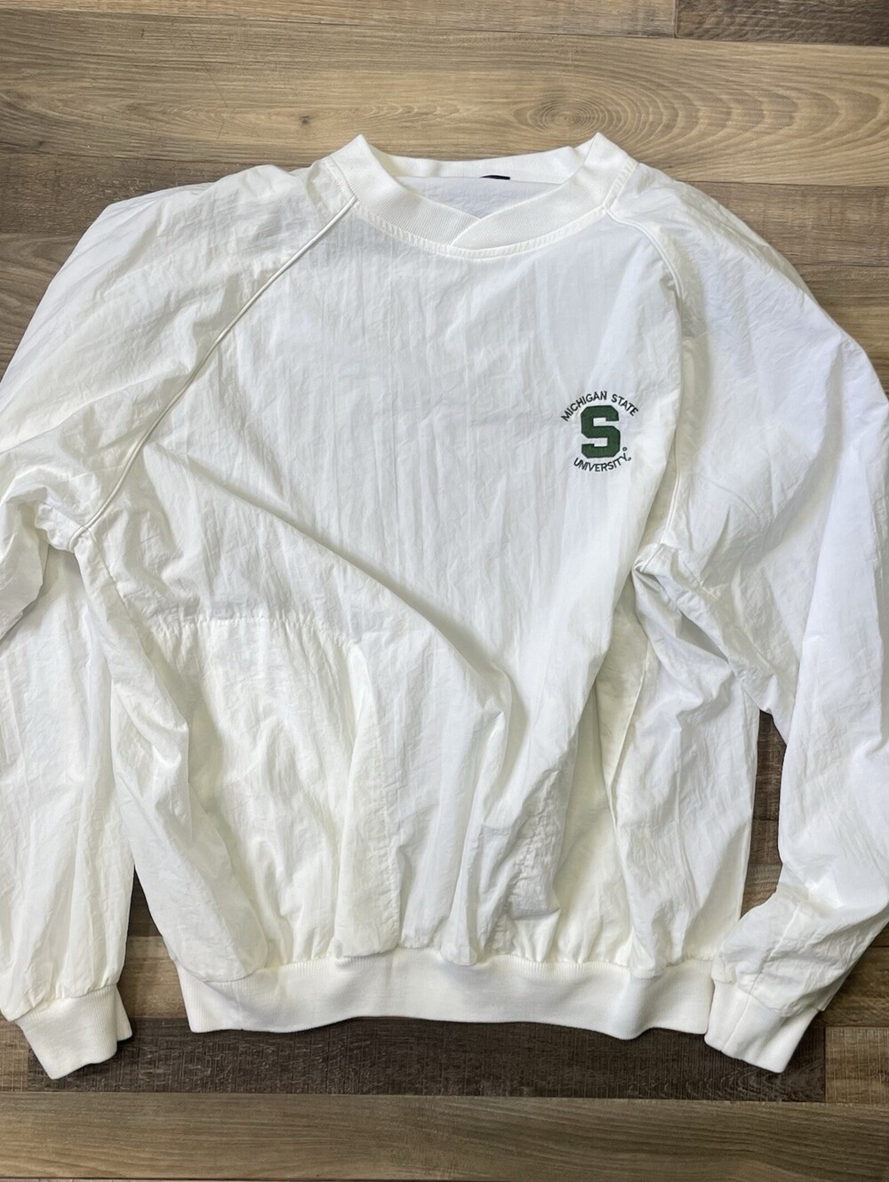 Vintage LA Mode Michigan State University Spartans Windbreaker Jacket Men’s L